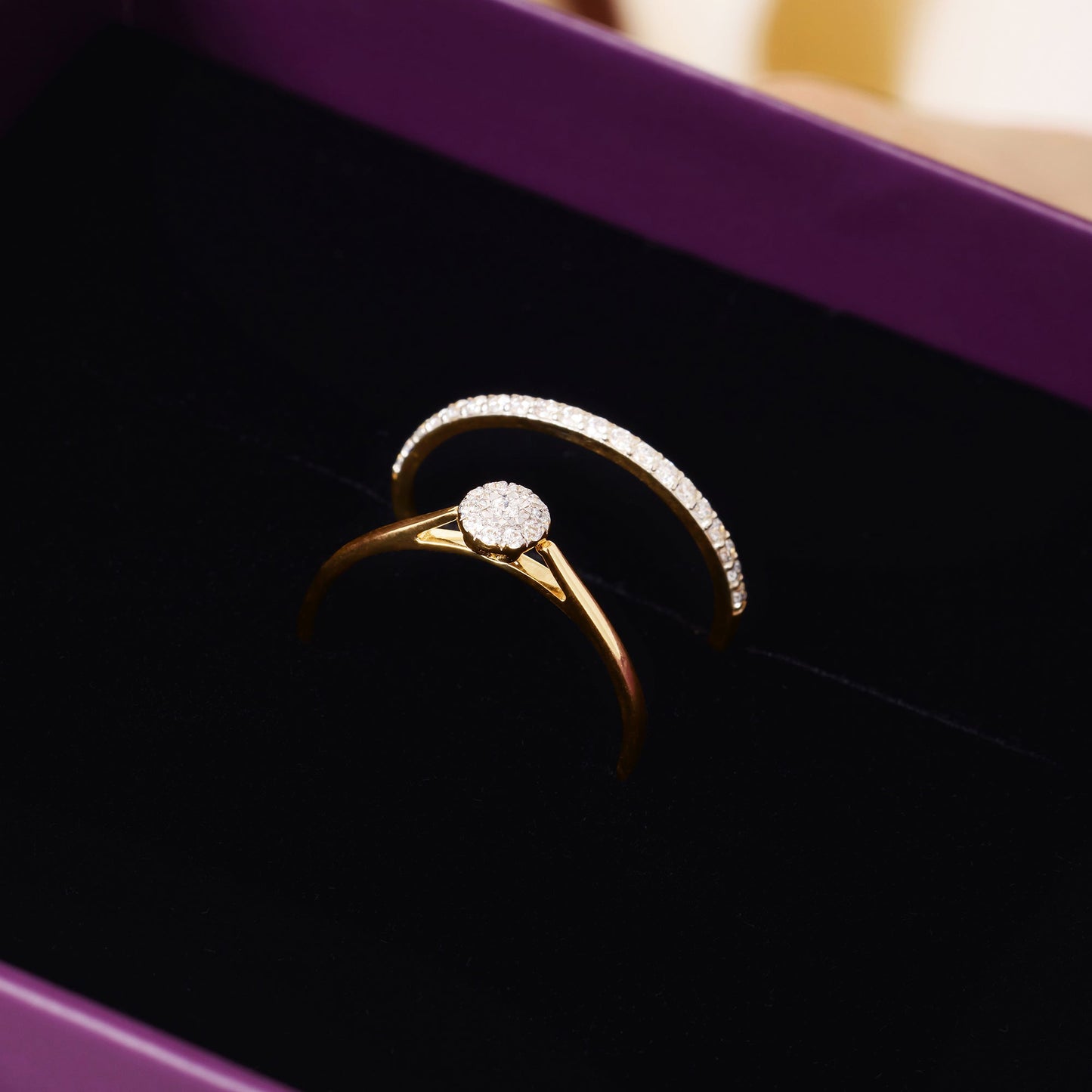 Diamond Halo Ring (0.05 ct)