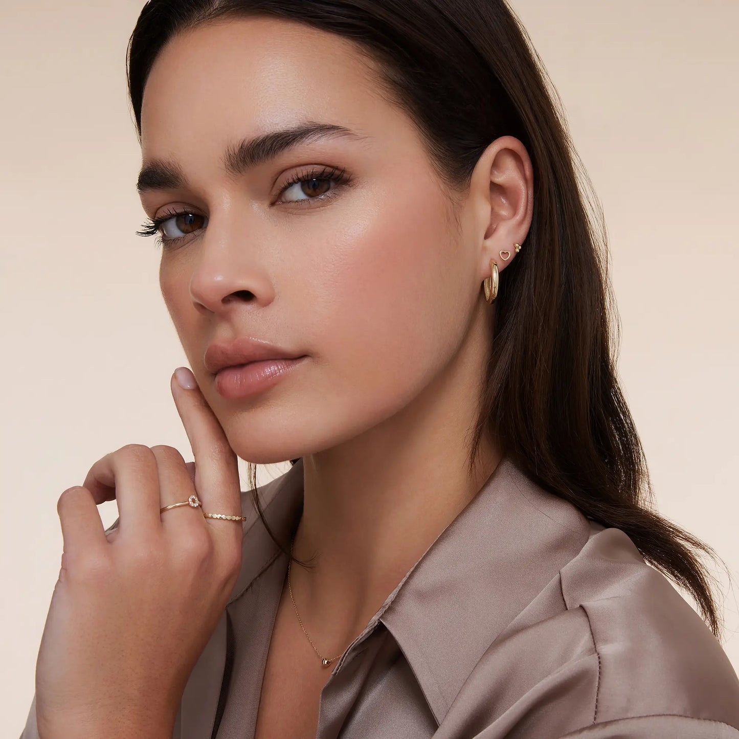 Open Heart Studs