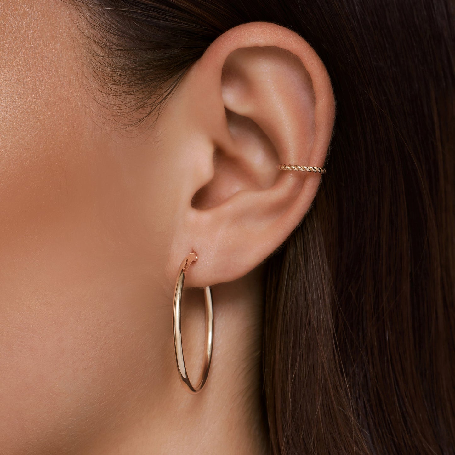 Tube Extra Large Hoops (33mm)