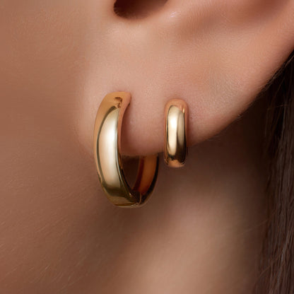Chunky Small Hoops (16mm)
