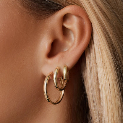 Bold Medium Hoops (19mm)