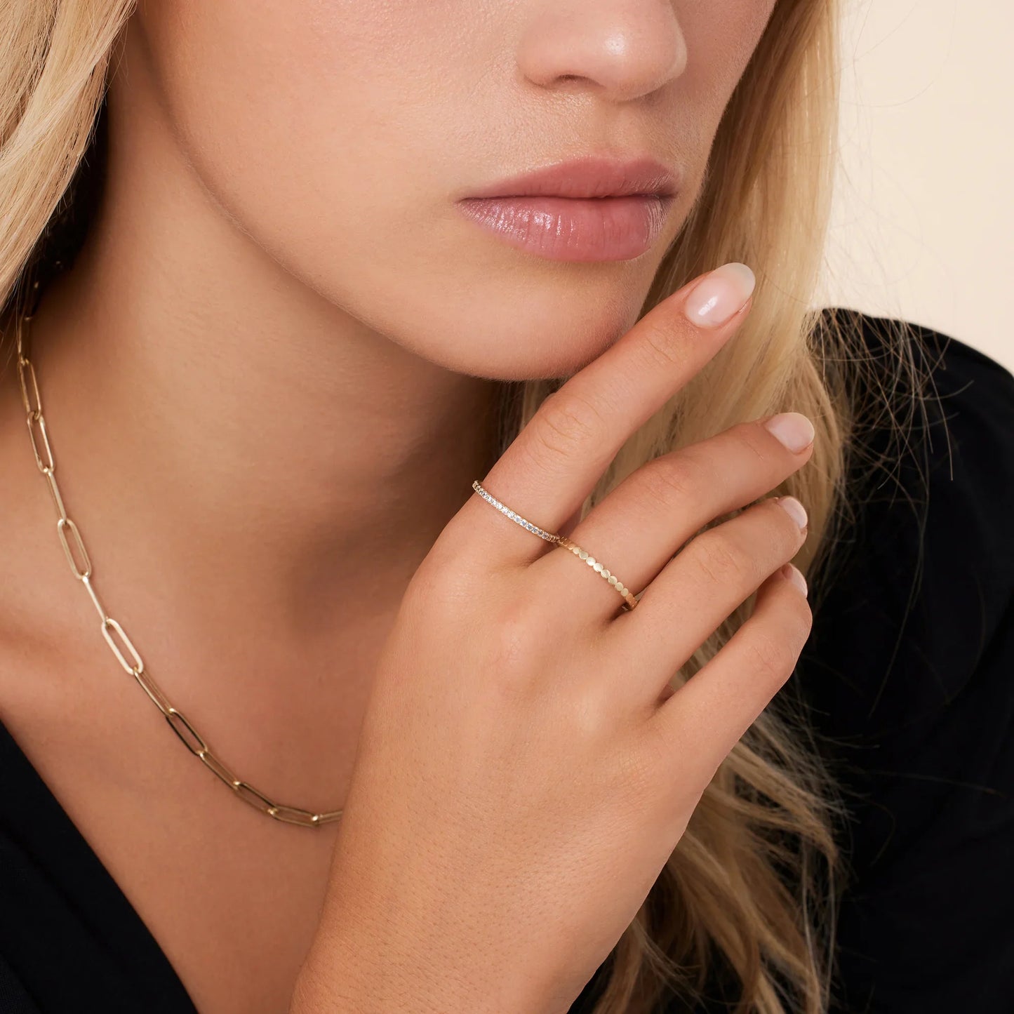 Essential Moissanite Eternity Ring