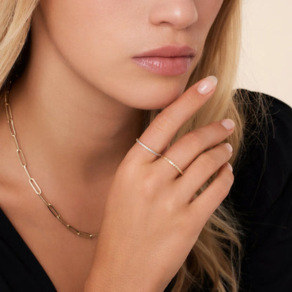 Essential Moissanite Eternity Ring