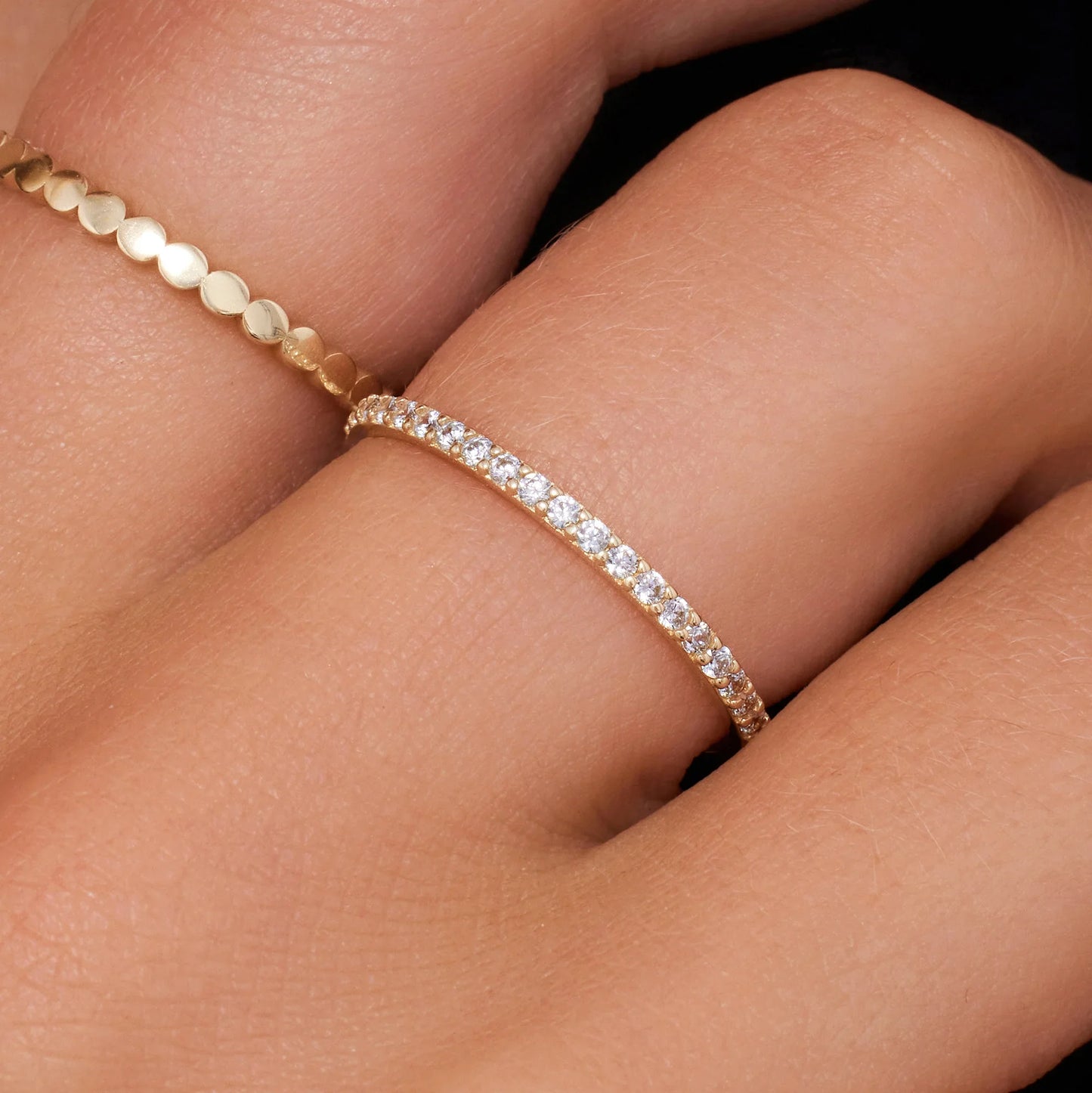 Essential Moissanite Eternity Ring