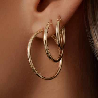 Tube Large Hoops (30mm)
