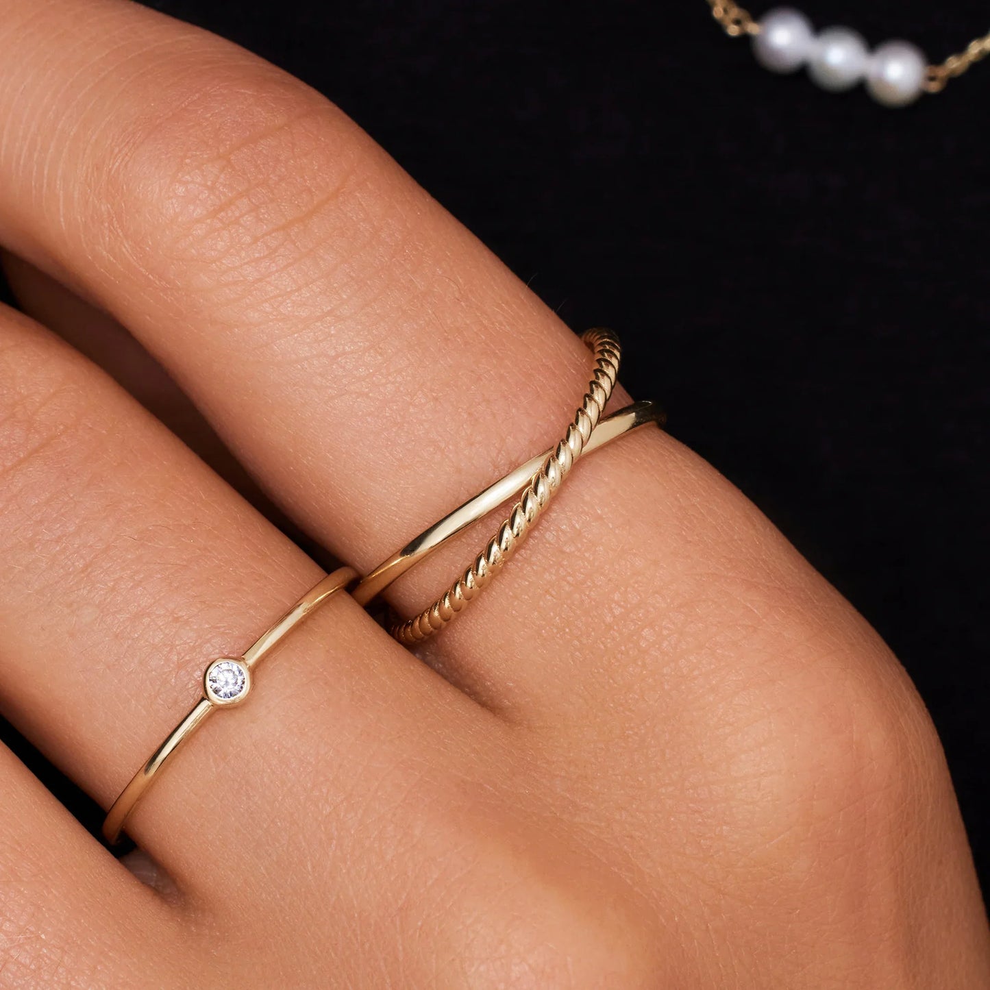 Duo Twisted Ring