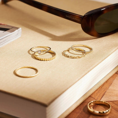 Beaded Stacker Ring