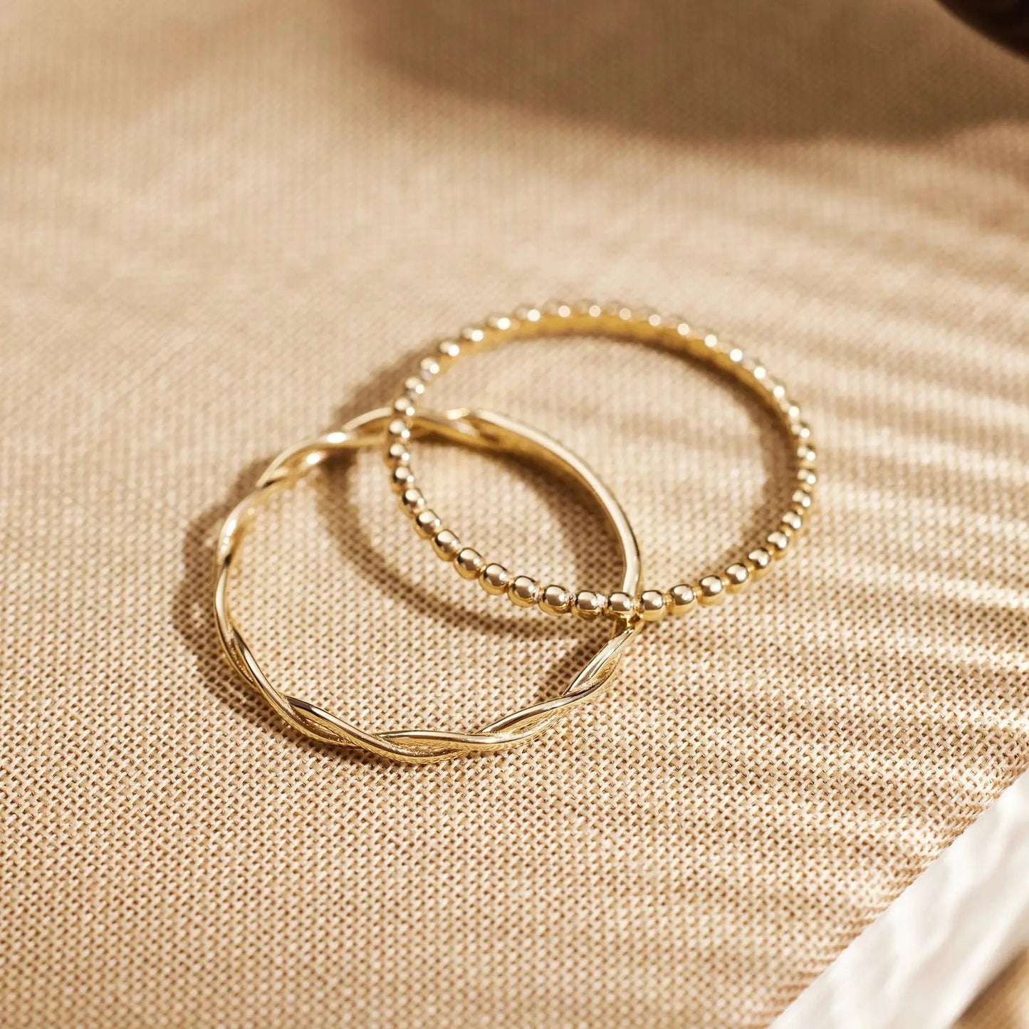 Beaded Stacker Ring