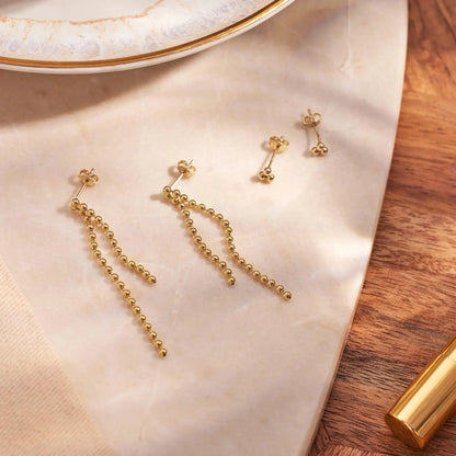 Beaded Drop Earrings