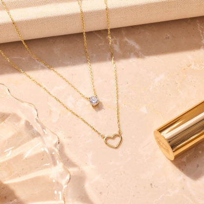 Round Cut Moissanite Pendant Necklace