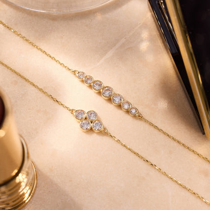 Moissanite  Flower Bracelet