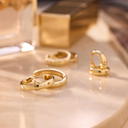 Chunky Medium Hoops (18mm)