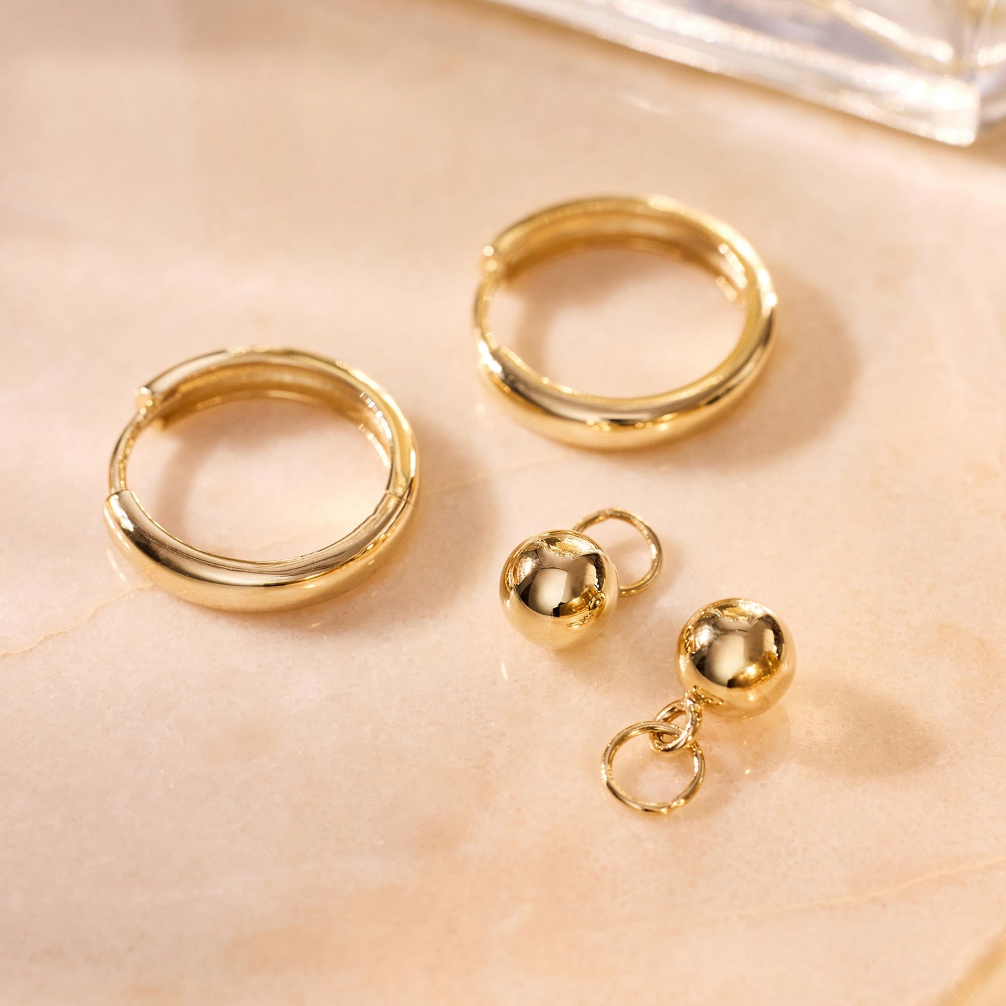 Sphere Hoop Charm