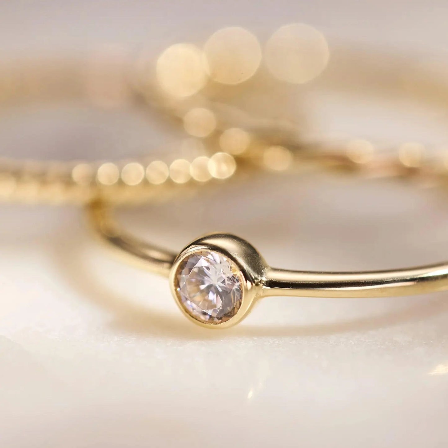 Moissanite Ring