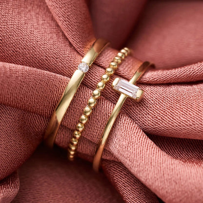 Beaded Stacker Ring