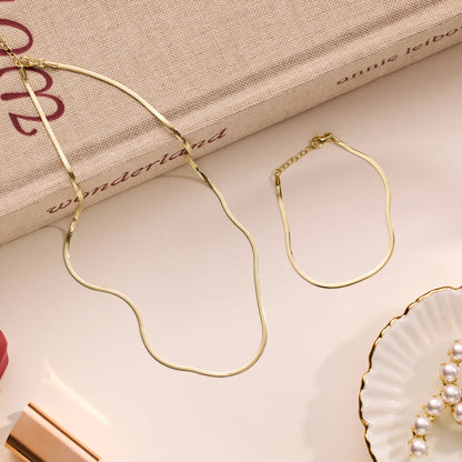Herringbone Chain Bracelet