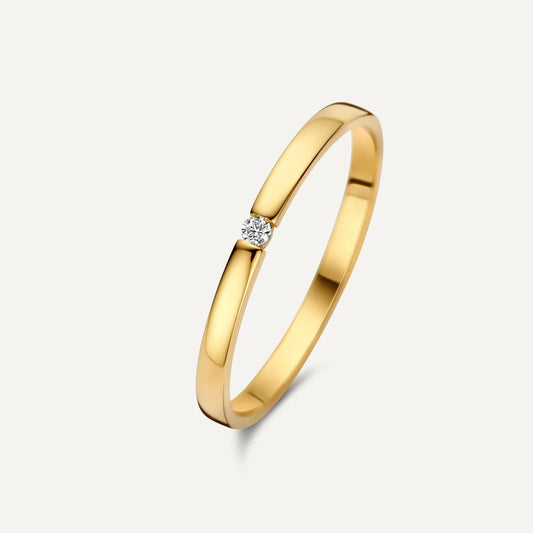 Moissanite Tension Ring