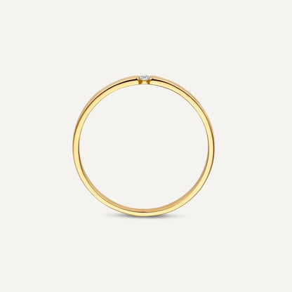 Moissanite Tension Ring