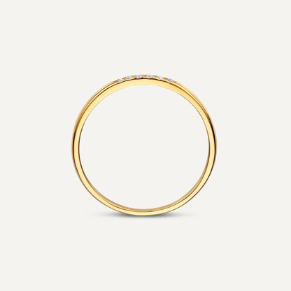 Cubic Zirconia Line Ring