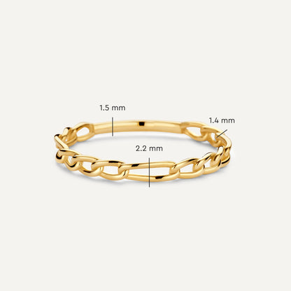 Figaro Chain Stacker Ring