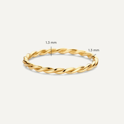 Twisted Stacker Ring