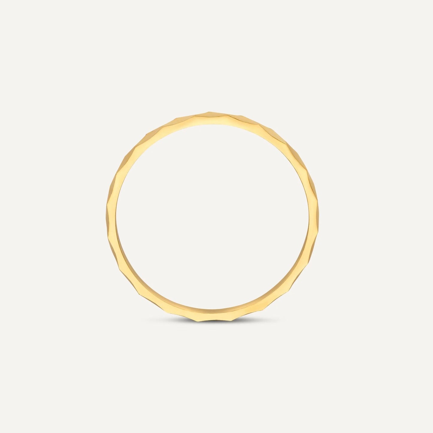 Hammered Stacker Ring