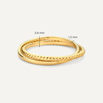 Duo Twisted Ring