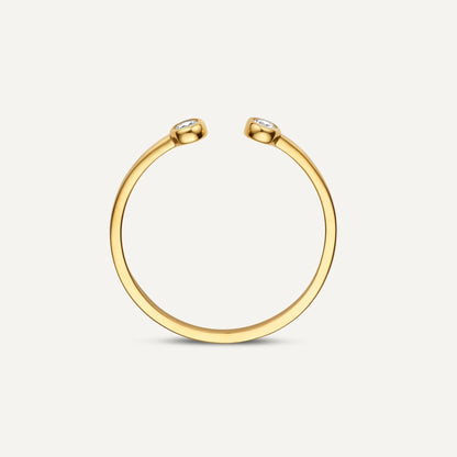 Moissanite  Open Stacker Ring