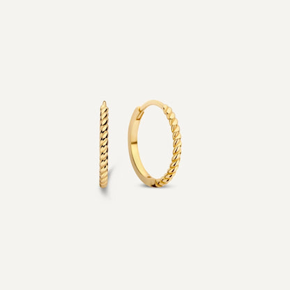 Twisted Small Hoops (15mm)