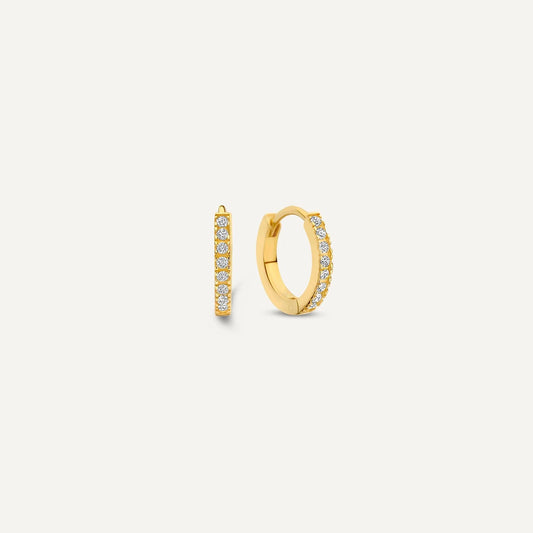 PMoissanite Small Huggie Hoops (10mm)