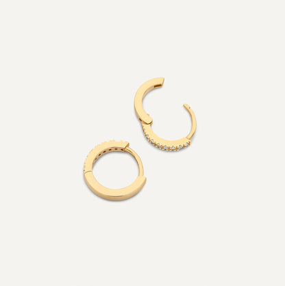 PMoissanite Small Huggie Hoops (10mm)