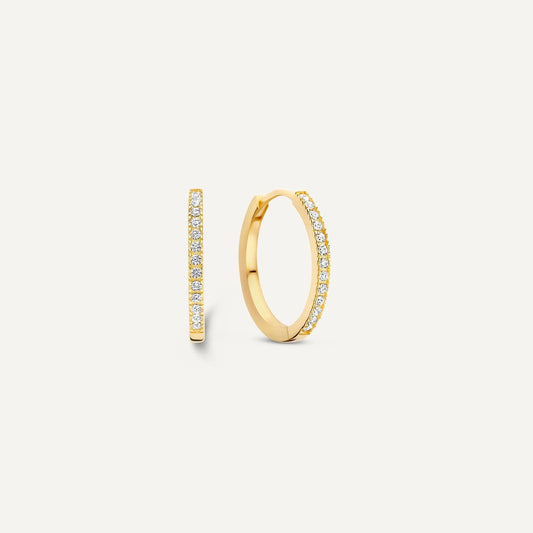 Moissanite Small Hoops (15mm)