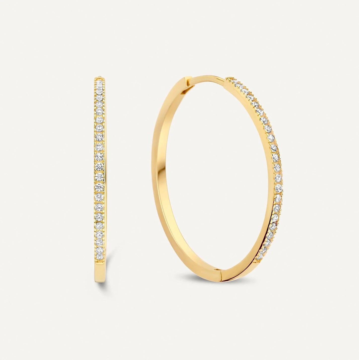 Moissanite Large Hoops (25mm)
