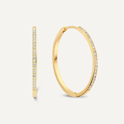 Moissanite Large Hoops (25mm)
