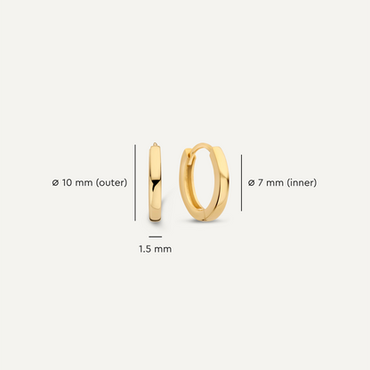 Essential Small Huggie Hoops (10mm)