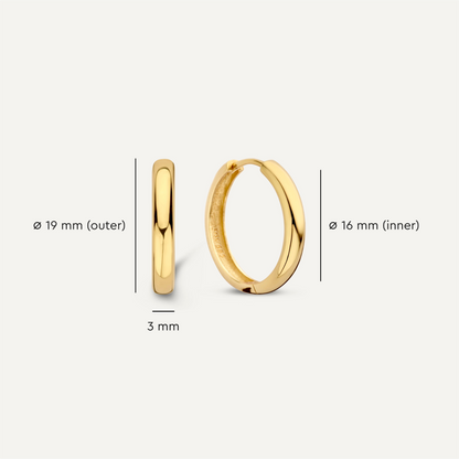 Bold Medium Hoops (19mm)