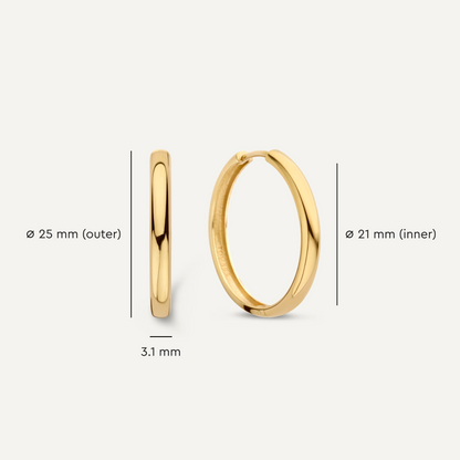 Bold Large Hoops (25mm)