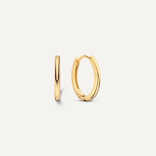 Oval Small Hoops (15mm)