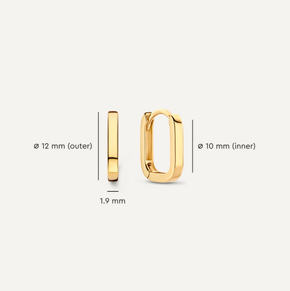 Huggie U Hoops (12mm)