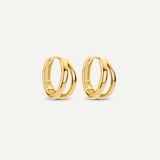 Essential Double Huggie Hoops (12mm)