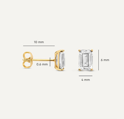 Pav¨¦ Zirconia Large Hoops Earrings Set