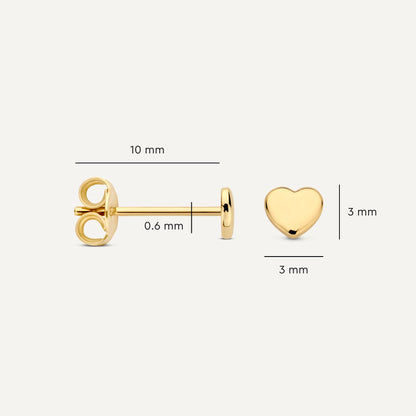 Heart Studs