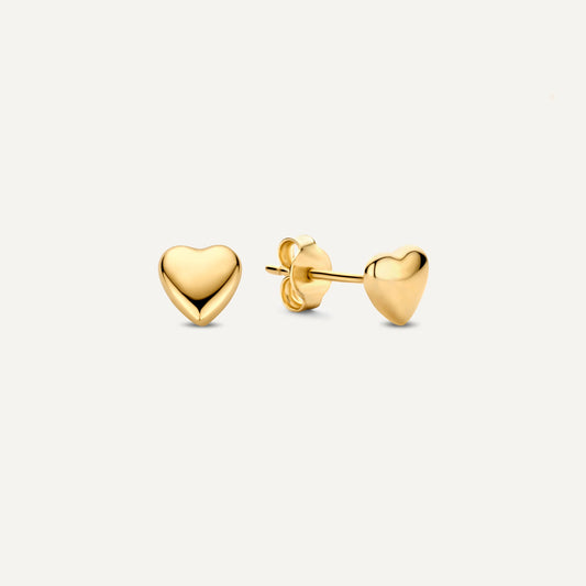 Puffy Heart Studs