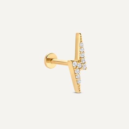 Diamond Lightning Bolt Piercing (0.05 ct)