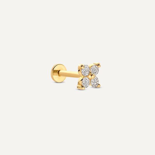Diamond Clover Piercing (0.07 ct)