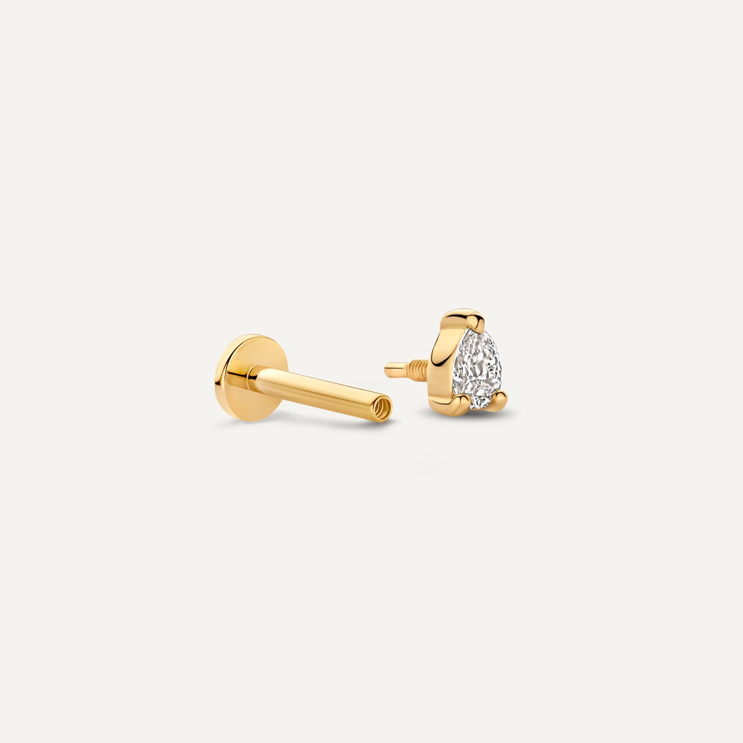 Mini Diamond Pear Cut Piercing (0.04 ct)