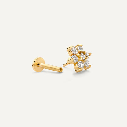Diamond Flower Piercing (0.10 ct)