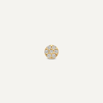Pav¨¦ Diamond Round Piercing (0.04 ct)