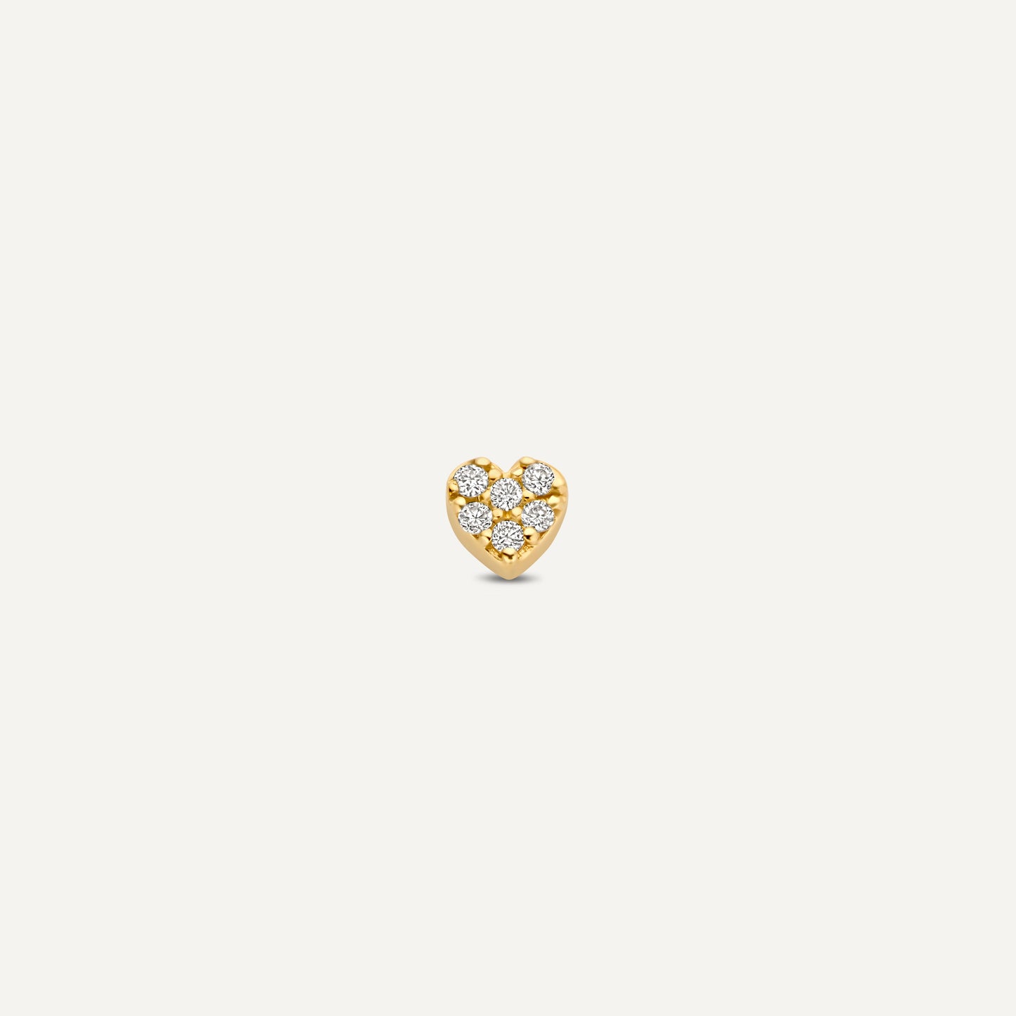 Pav¨¦ Diamond Heart Piercing