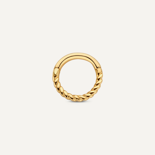 Twisted Cartilage Hoop Piercing (9mm)